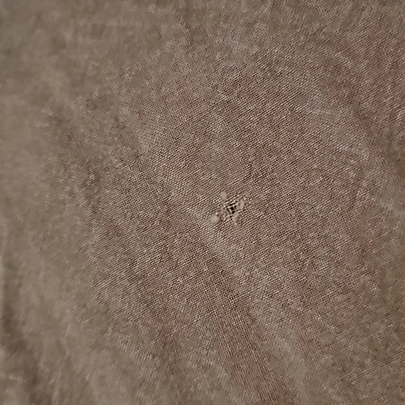 VTG MAGIC 1980s Tan Floral Embroidered Tie Back Sleeveless Circle Dress - Picture 16 of 16